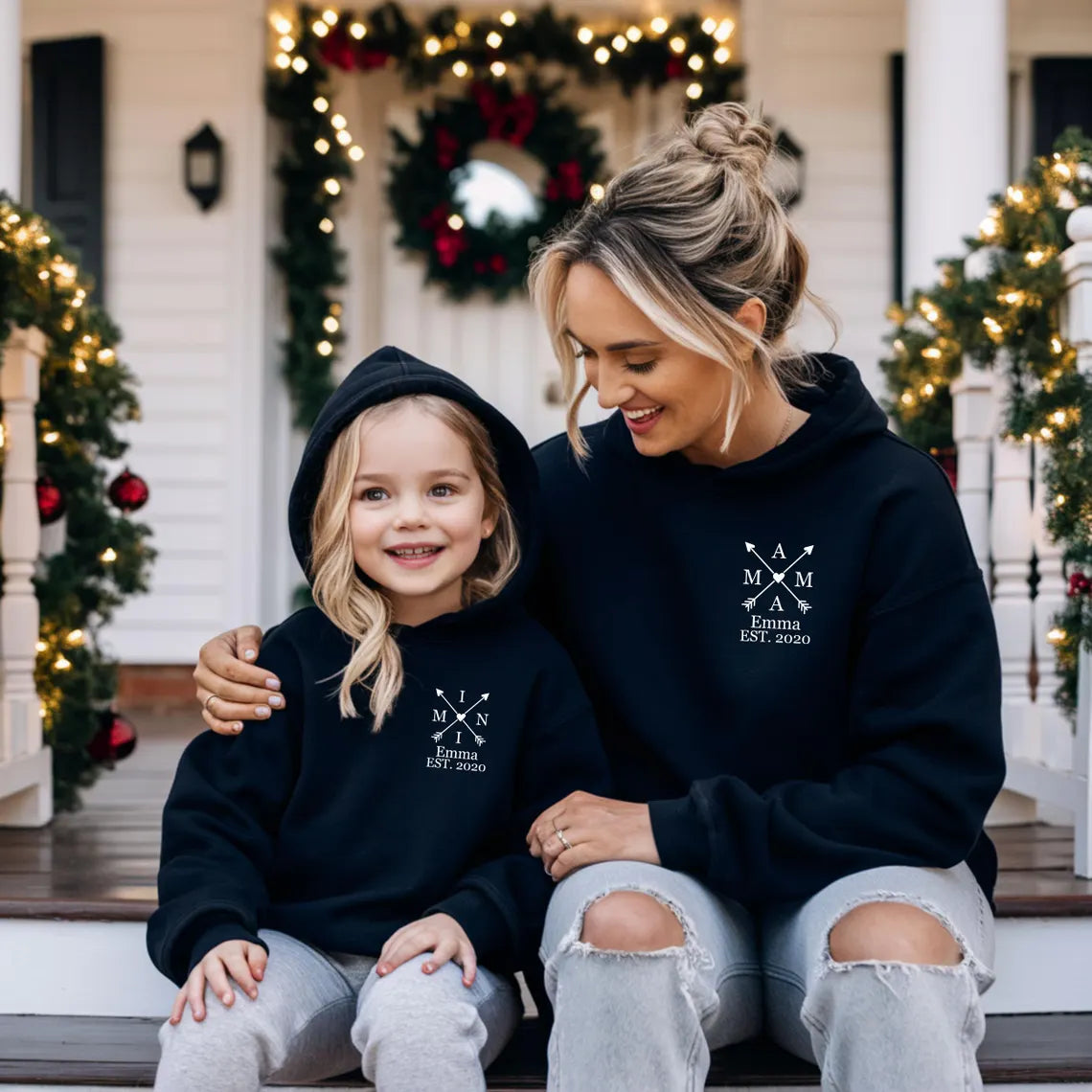 Personalized Matching Family Hoodies