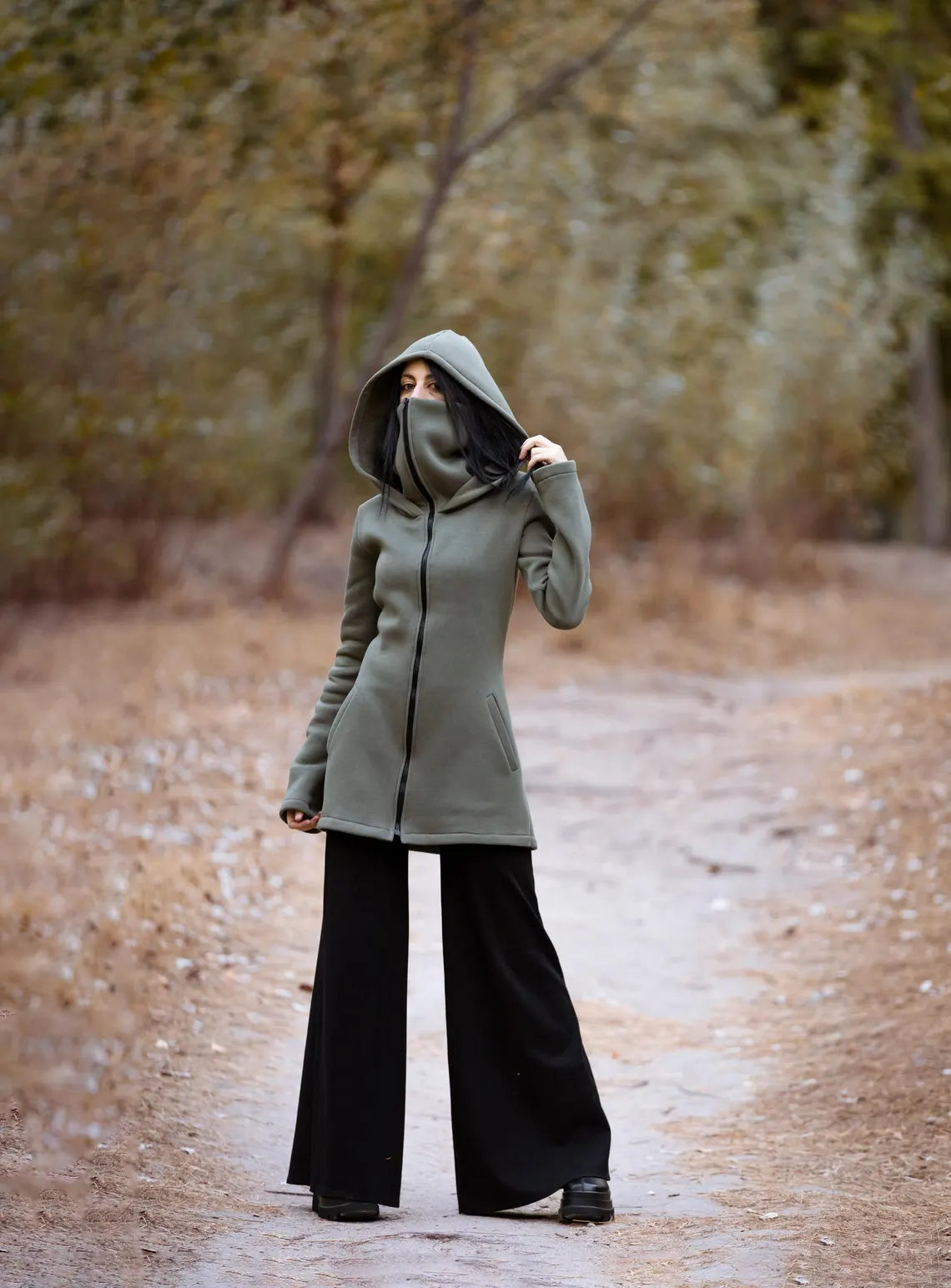 Pixie Long Hoodie Coat