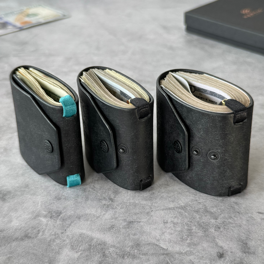 Premium Leather Cash Wrap Organizer