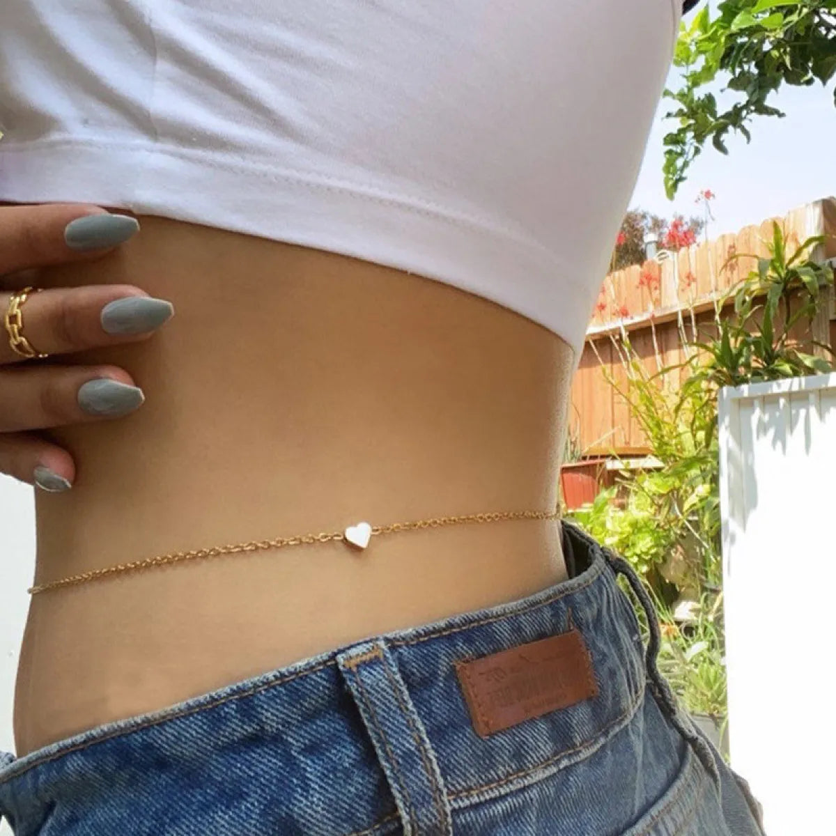 Simple Sexy Fashion Alloy Waist Chain
