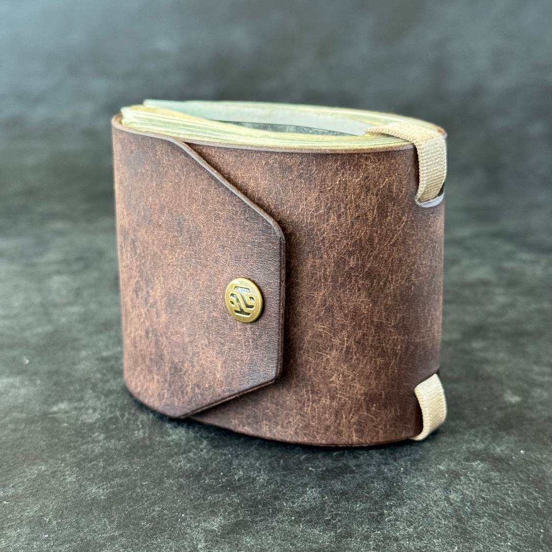 Premium Leather Cash Wrap Organizer