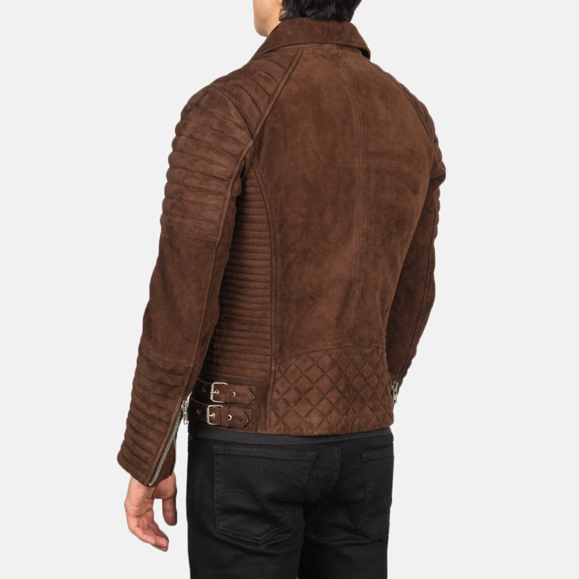 Men’s Goatskin Suede Leather Jacket
