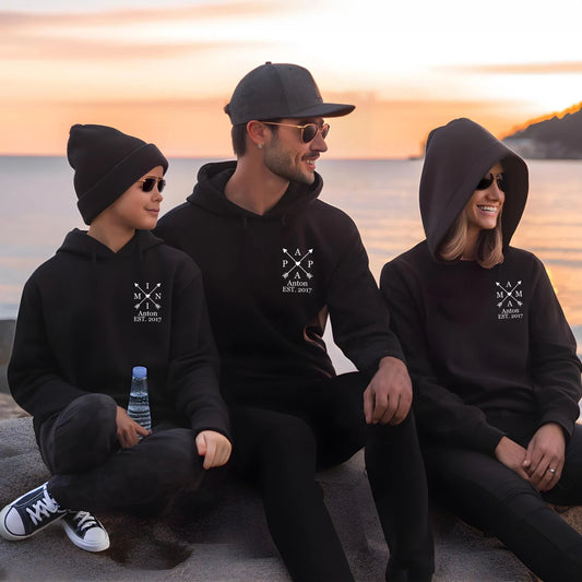 Personalized Matching Family Hoodies
