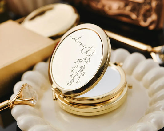 Personalized Pocket Makeup Mirror