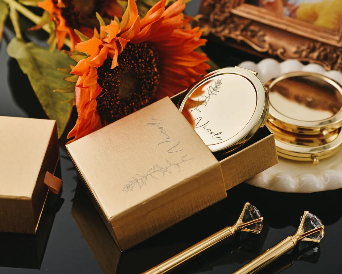 Personalized Pocket Makeup Mirror