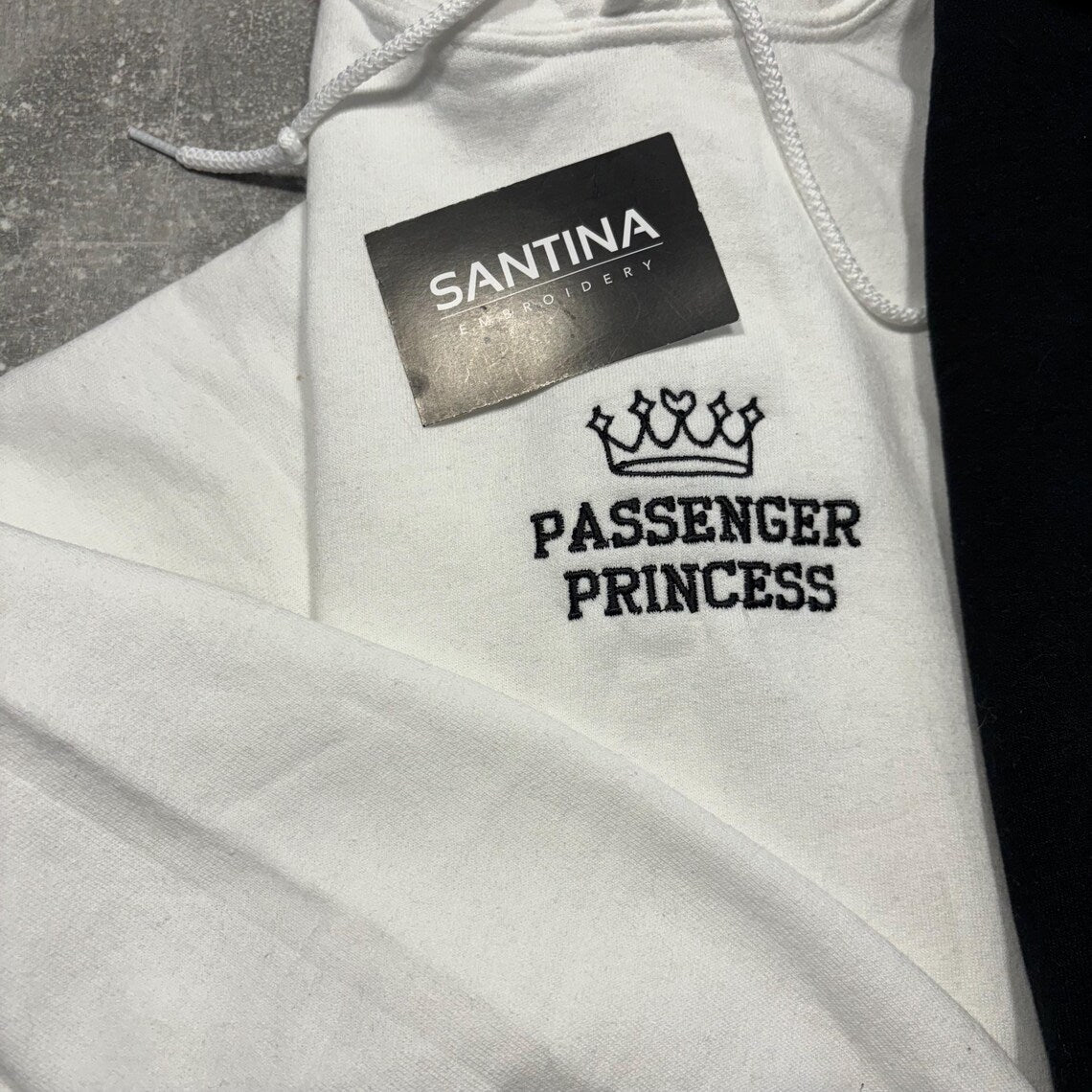 Embroidered Couple Hoodies