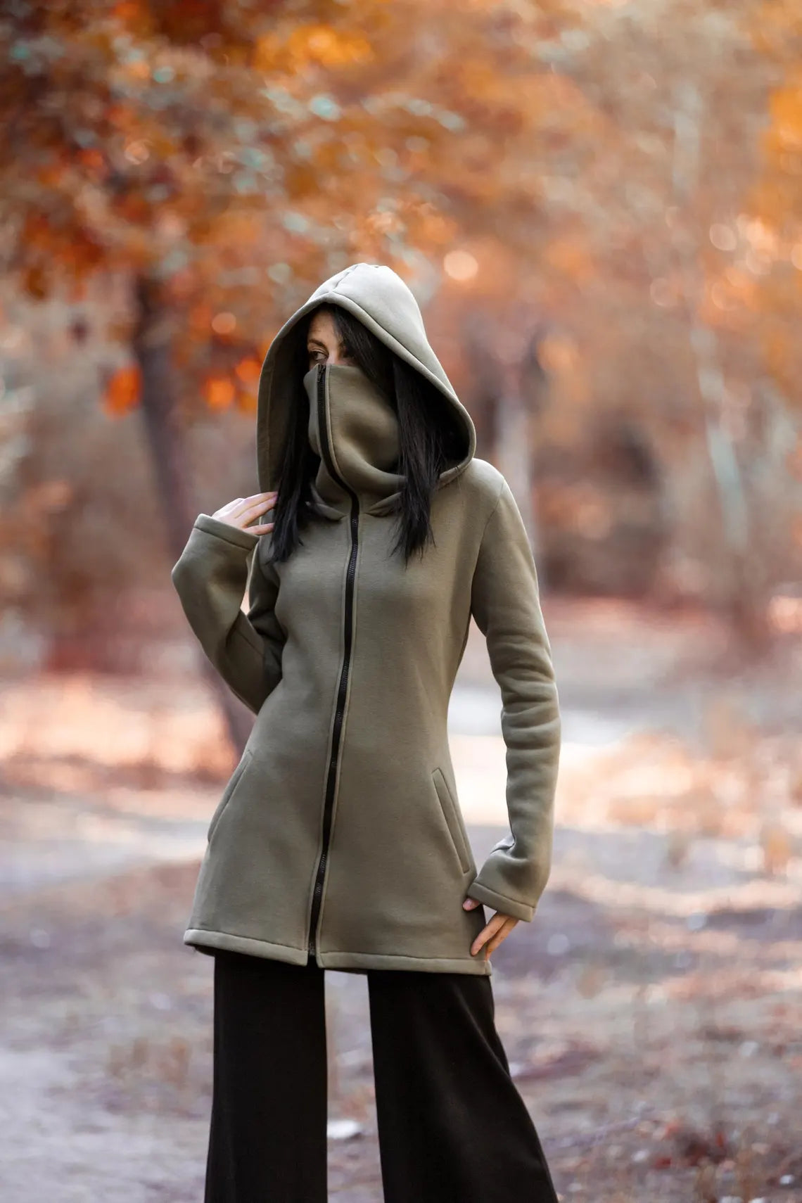 Pixie Long Hoodie Coat