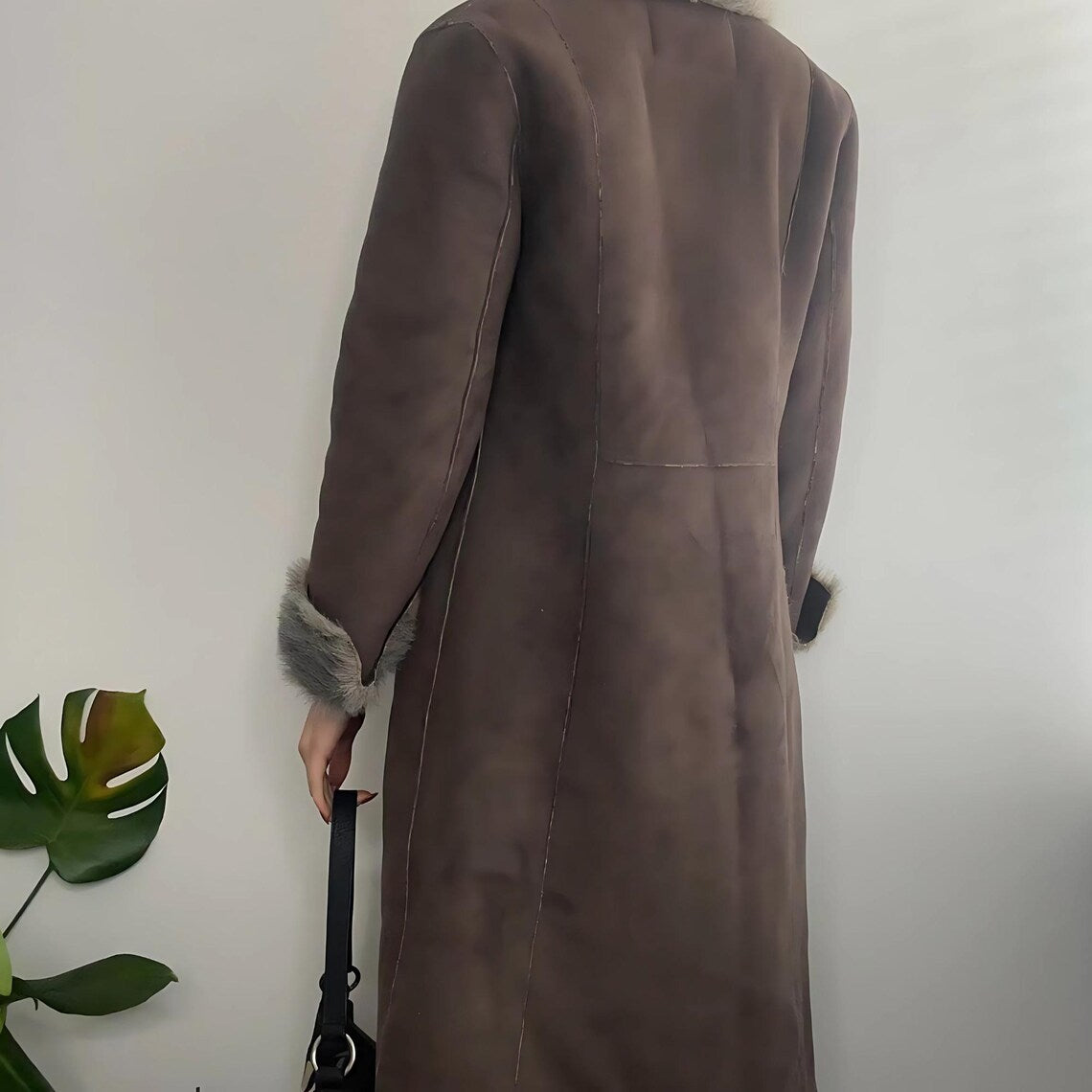 Women’s Penny Lane Shearling Suede Coat