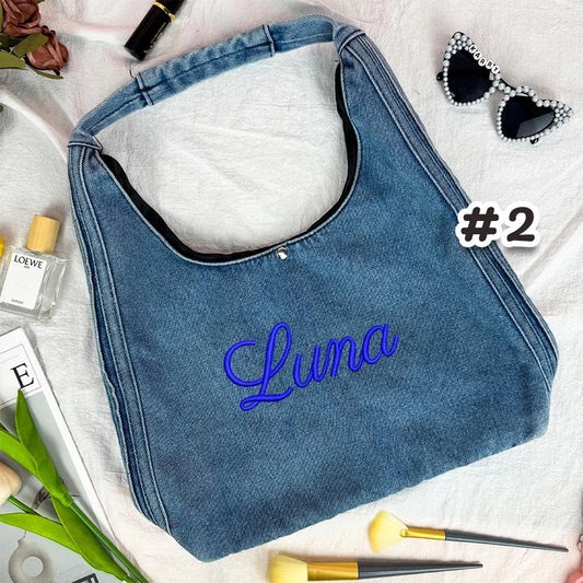 Upcycled Denim Tote Bag