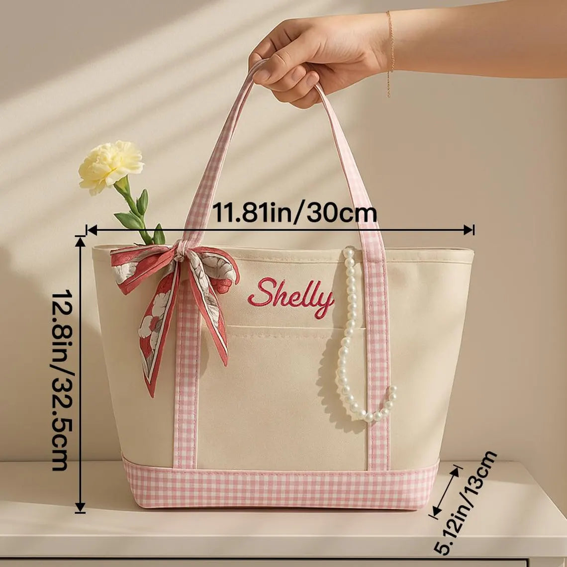 Personalized Canvas Tote Bag