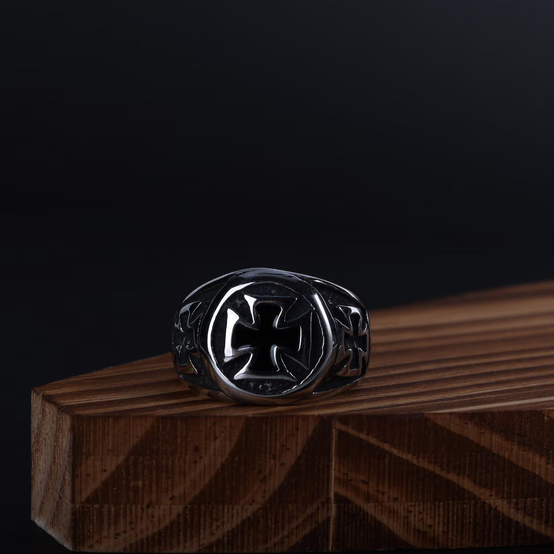 Handcrafted Titanium Steel Ring