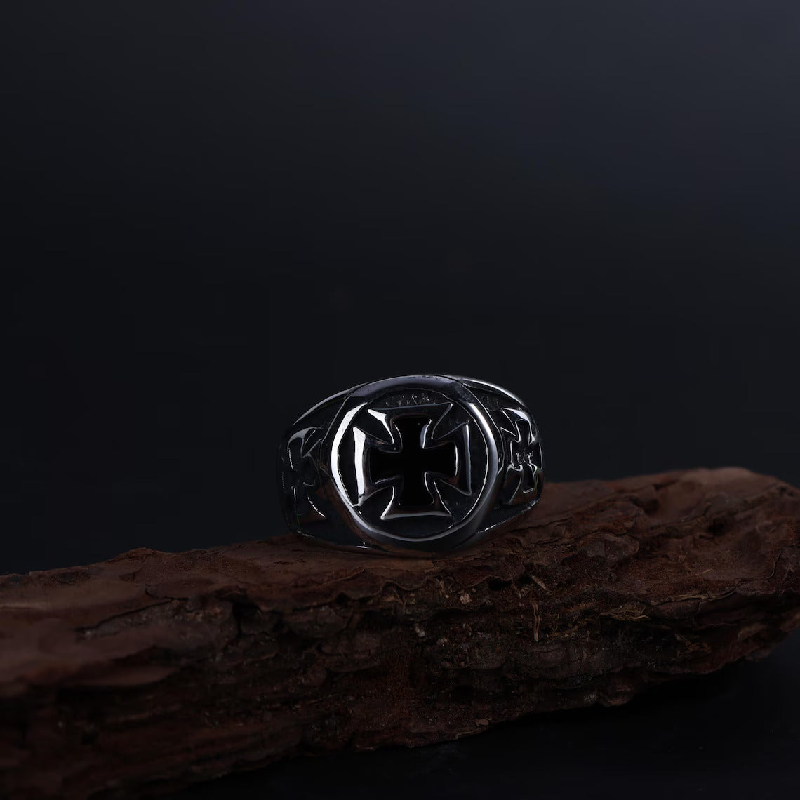 Handcrafted Titanium Steel Ring