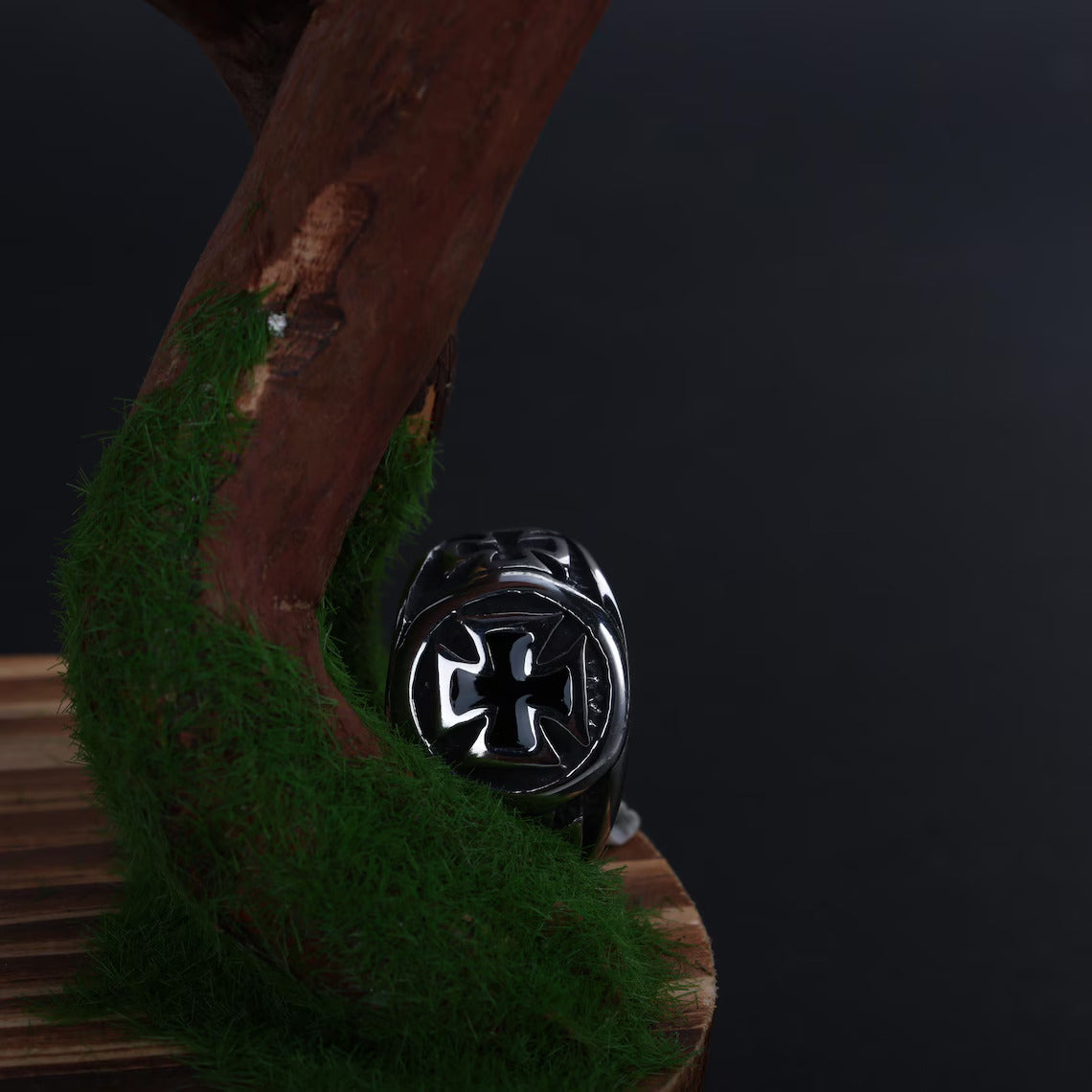 Handcrafted Titanium Steel Ring