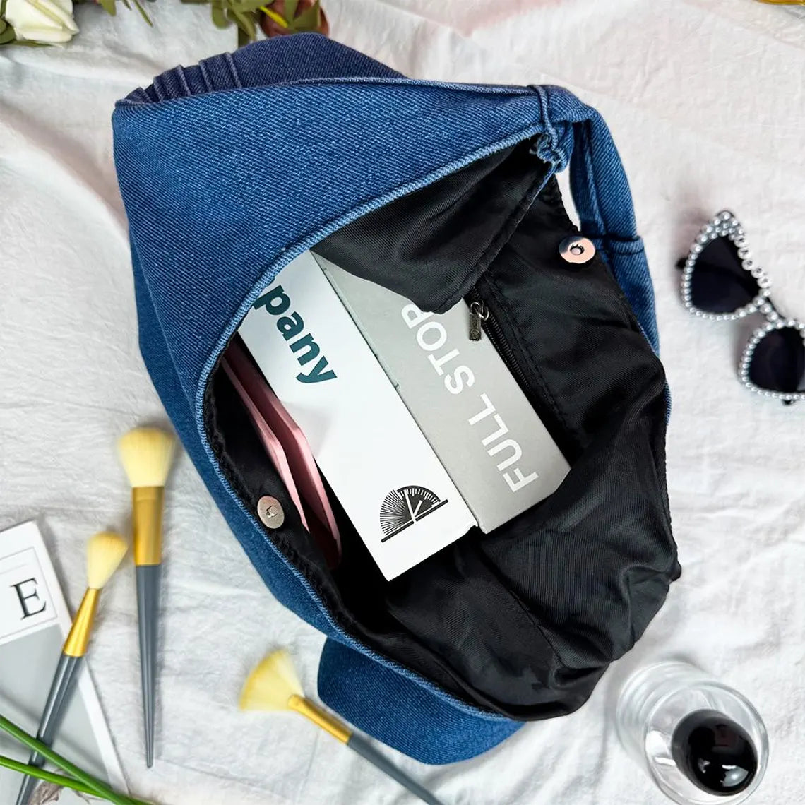 Upcycled Denim Tote Bag