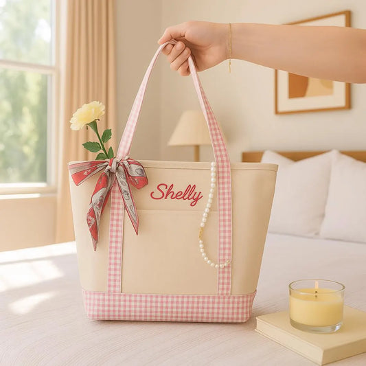 Personalized Canvas Tote Bag