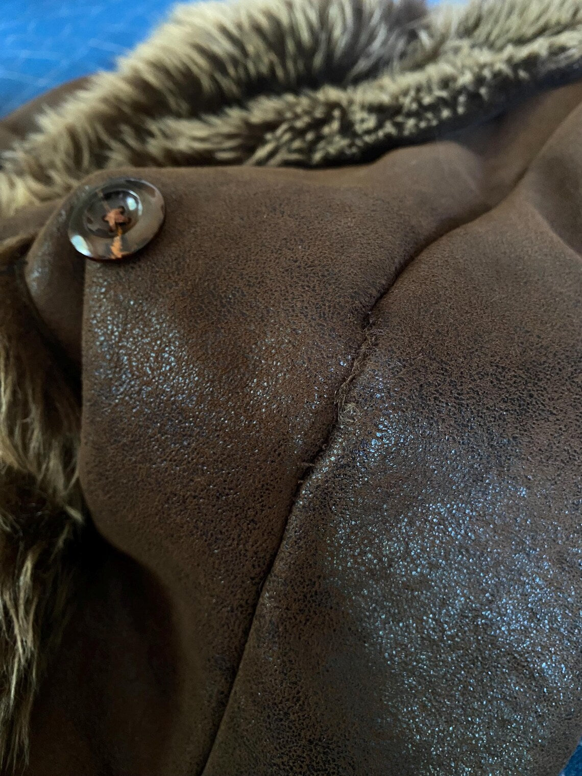 Women’s Vintage Penny Lane Faux Suede Jacket