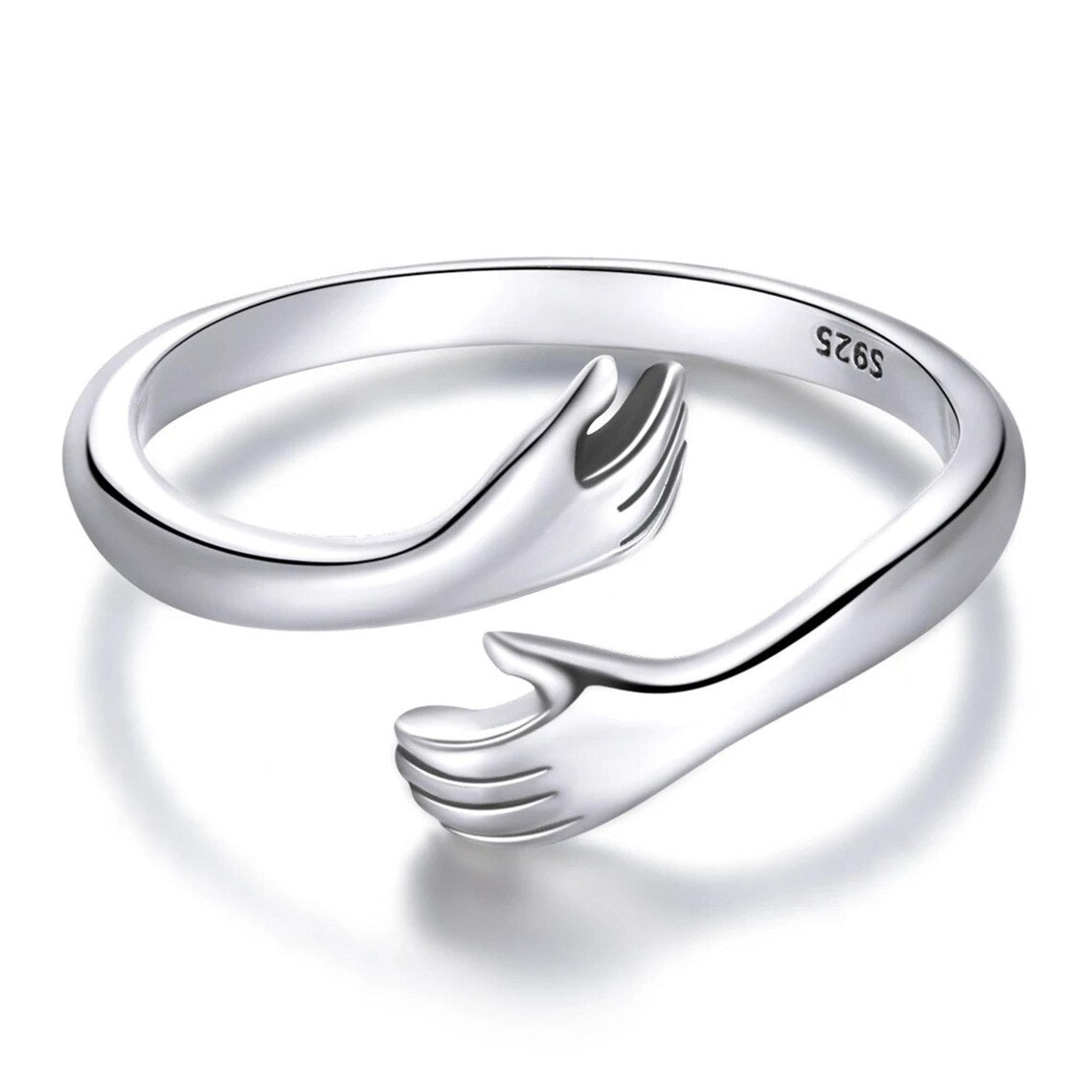 Sterling Love Hug Ring