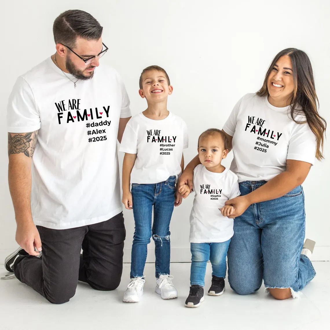 We Are Family Partner Look Shirts