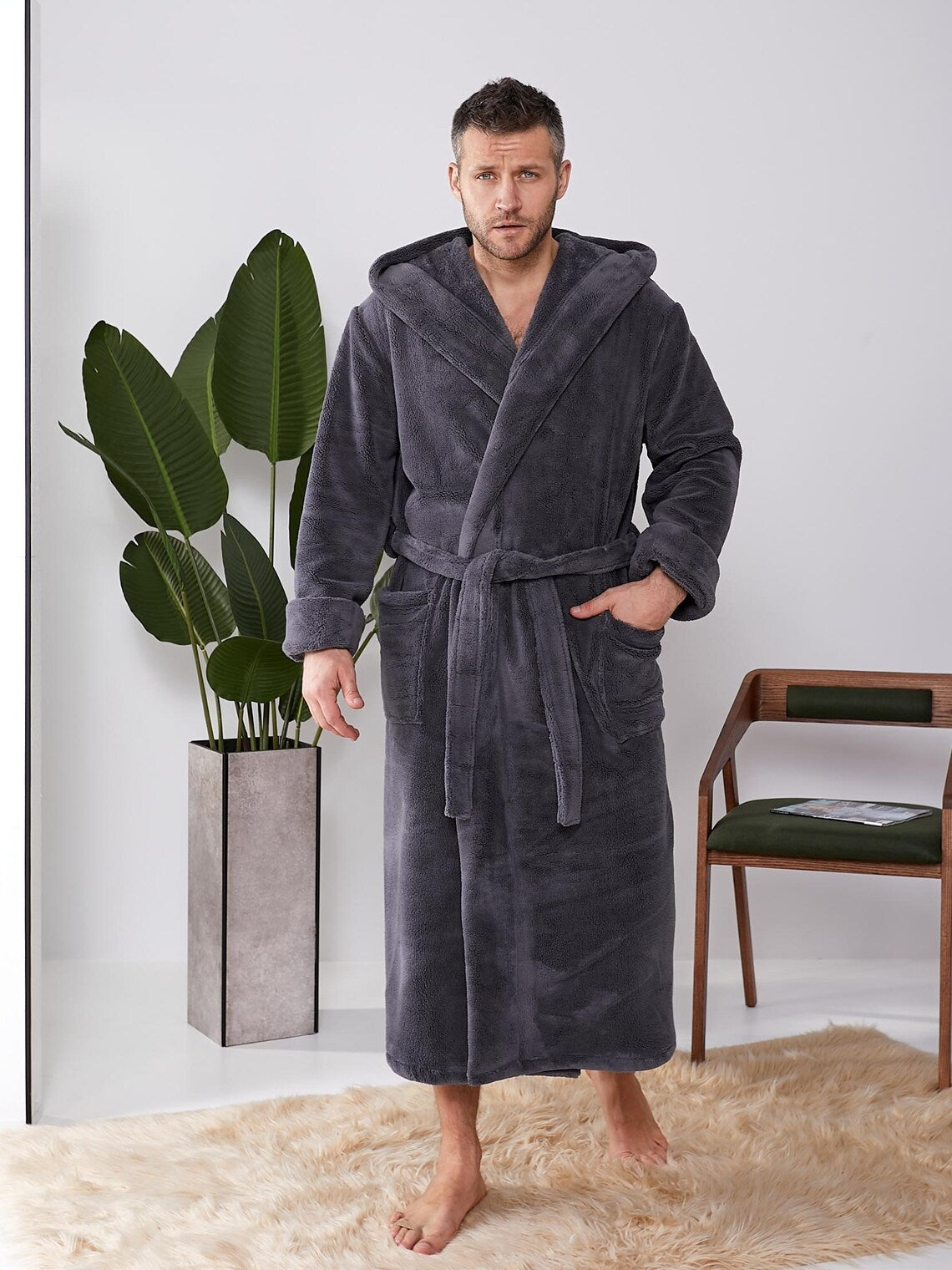 Men’s Velsoft Hooded Robe